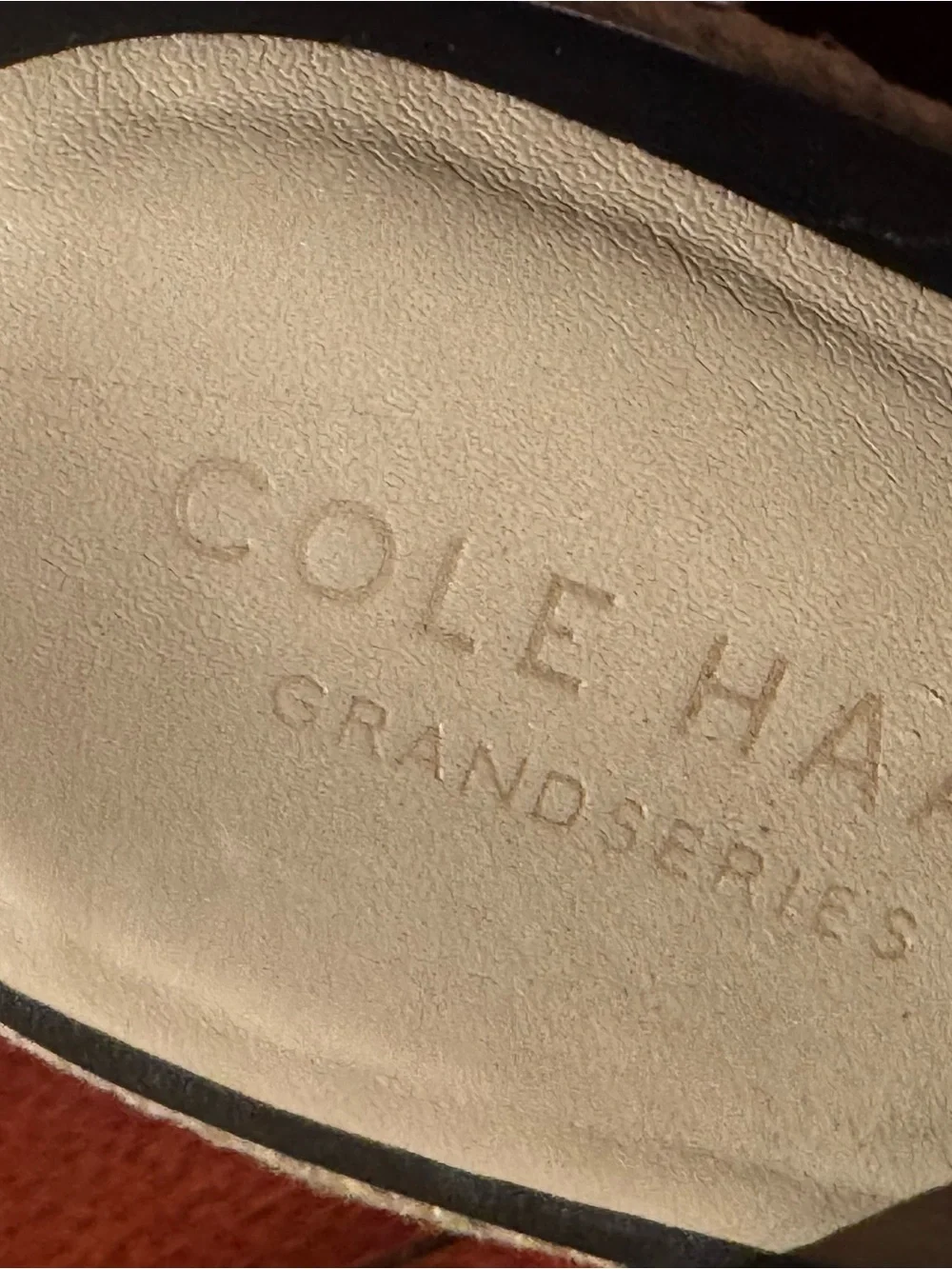 Cole Haan Black Espadrille Wedge Sandals with Natural Rope Details